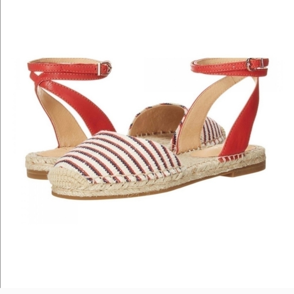 NEW Joie Womens Espadrille Flats Lace Up shoes sz 38.5/8.5